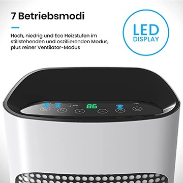 Керамический тепловентилятор De'Longhi Capsule Desk