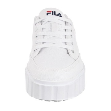 Buty Damskie Trampki Fila Sandblast FFW0062 Białe