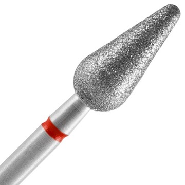Staleks Frez Diamentowy Gruszka Czerwony 5/12 mm FA101R050/12