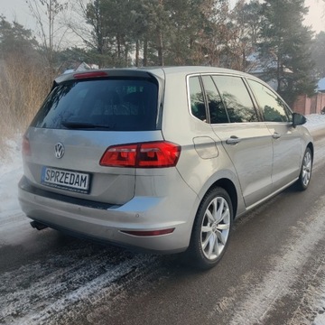 Volkswagen Golf Sportsvan Sportsvan 1.4 TSI BlueMotion Technology 150KM 2015 Volkswagen Golf Sportsvan Volkswagen Sportsvan 1.4b Automat DSG Radar LEDy, zdjęcie 3