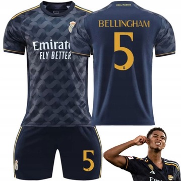 ФУТБОЛЬНЫЙ КОСТЮМ BELLINGHAM REAL, ДЖЕРСИ ШОРТЫ, НОВЫЙ СЕЗОН
