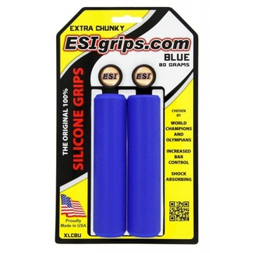 Chwyty Esi Grips Extra Chunky niebieskie + korki