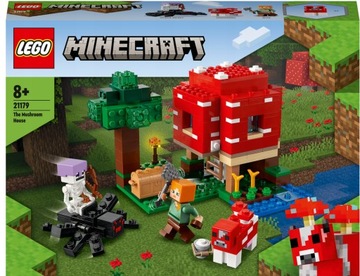 LEGO Minecraft Dom w grzybie 21179 ZESTAW NA PREZENT ORYGINAŁ FIGURKI