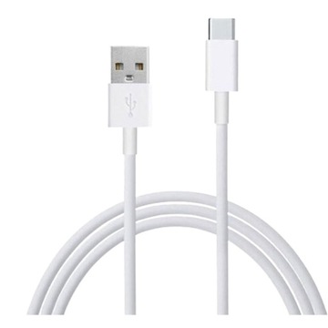 KABEL USB-C TYP C 2M BIAŁY KLSYCZNY FAST CHARGE SZYBKIE ŁADOWANIE 3.0A
