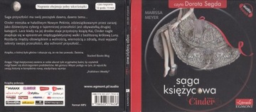 Saga księżycowa Księga 1 Cinder czyta Dorota Segda /CD mp3