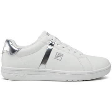 FILA BUTY DAMSKIE CROSSCOURT BIAŁE ZE SREBRNYM 38