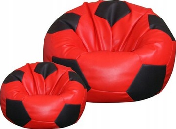 GREAT Football Pouf XXXL TOFFEL из экокожи