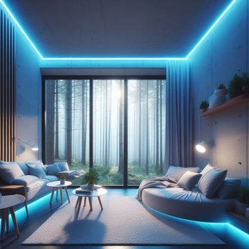 Taśma LED 20M RGB 5050 Bluetooth APLIKACJA PILOT MUZYKA ZESTAW 12V 30 LED/M