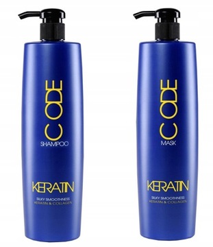 STAPIZ KERATIN CODE ZESTAW SZAMPON 1L + MASKA 1L