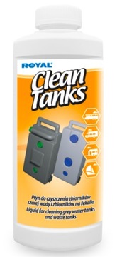 CLEAN TANKS ŚRODEK DO CZYSZCZENIA PŁUKANIA ZBIORNIKÓW SZAREJ WODY KAMPER