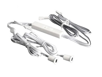 Włącznik Taśm LED Zbliżeniowy Bezdotykowy Meblowy Podwójny 4A 12V / 24V DC