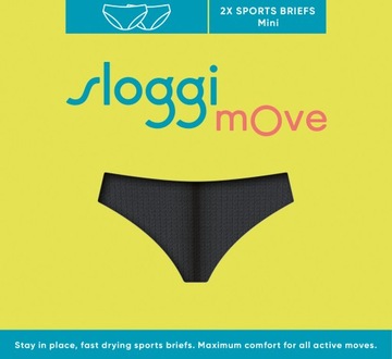 2- PAK Majtki SLOGGI Women Move Mini L / 0004