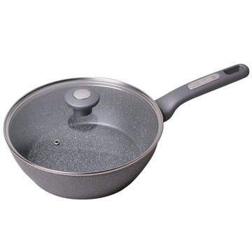 PATELNIA GRANITOWA GŁĘBOKA 28 CM INDUKCJA