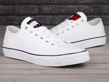 Buty, trampki męskie Tommy Jeans SKATE CANVAS ESS