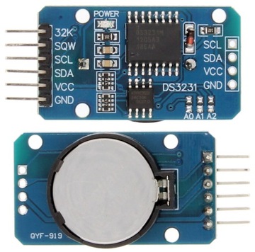 Zegar Moduł Czasu DS3231 RTC AT24C32 Arduino +bat.
