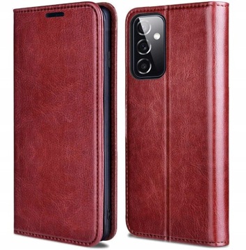 ETUI FLIP SKÓRZANE DO SAMSUNG GALAXY M52 5G +SZKŁO