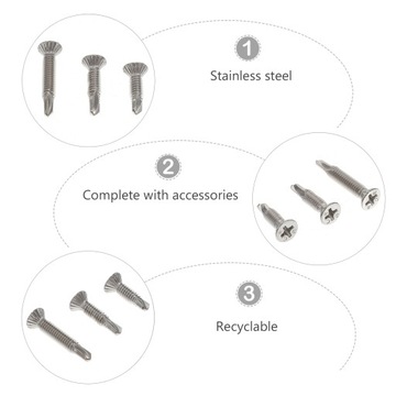 САМОРЕЗЫ ИЗ НЕРЖАВЕЮЩЕЙ СТАЛИ ПО МЕТАЛЛУ