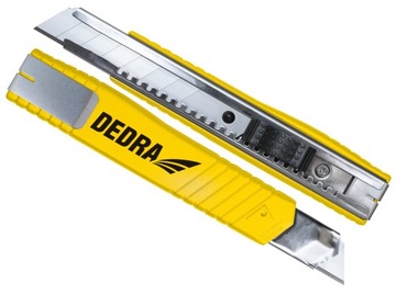 DEDRA M9009 Nóż 18mm metalowy ostrze odłamywane