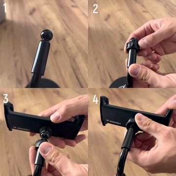 WOZINSKY ПОДСТАВОЧНАЯ РУЧКА, ПЛАНШЕТ, РЕГУЛИРУЕМАЯ, ПЛАНШЕТ, ТЕЛЕФОН