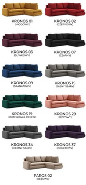 TOKIO V PRO раскладной угловой диван СПАЛЬНАЯ ФУНКЦИЯ Kronos 09 Темно-синий (рисунок 1)