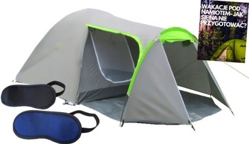 DUŻY NAMIOT 3 OSOBOWY Z PRZEDSIONKIEM WODOODPORNY