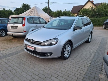 Volkswagen Golf VI Variant 1.6 TDI-CR DPF BlueMotion 105KM 2011 Volkswagen Golf Wersja Style Klimatronik