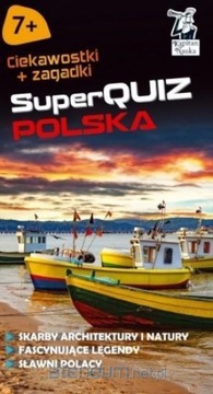 Kapitan Nauka SuperQuiz Polska KN87400 wiek 7+