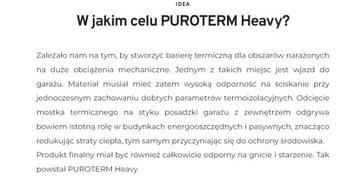 Теплый фундамент Puroterm HEAVY 240мм/600мм для дверей и гаражных ворот