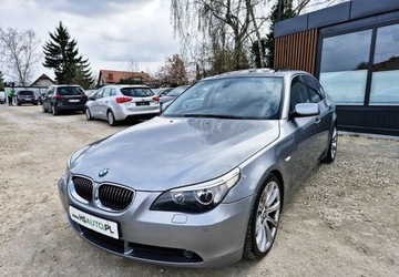 BMW Seria 5 E60 2005 BMW Seria 5 BENZYNA R6 177KM SKORA automat atrakcyjny wyglad okazja, zdjęcie 1