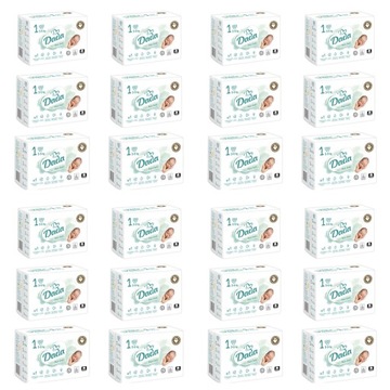 Pieluszki Dada 1 PureCare Pampersy 2-5 kg 24x23szt