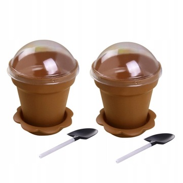 Mini Kubki Deserowe Kubek Tiramisu Łyżka 10 Szt