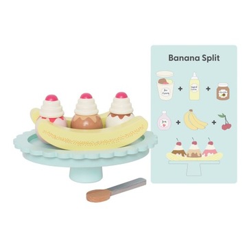 Deser bananowy- banana split Jabadabado