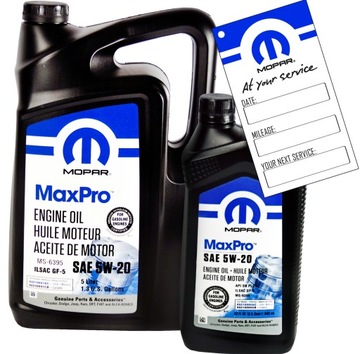 Olej MOPAR 5W20 5,946L JEEP DODGE CHRYSLER RAM