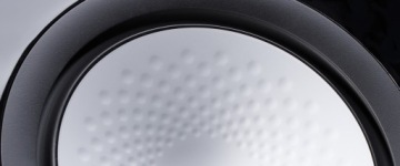 AUDIO MONITOR Silver 300 7G BLACK GLOSS FLOOR COLUMN