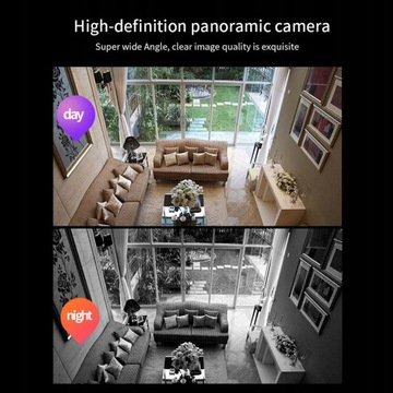 IP-КАМЕРА МОНИТОРИНГА WIFI 360 В СВЕТОДИОДНОЙ ЛАМПОЧКЕ