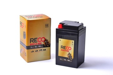 Akumulator motocyklowy żelowy Reco B49-6A 6V 10Ah 100A ZABYTEK