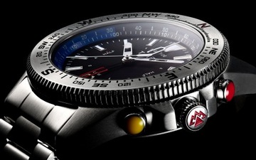 Męski zegarek z kompasem Timex TW2V41800 na stalowej bransolecie SZAFIR