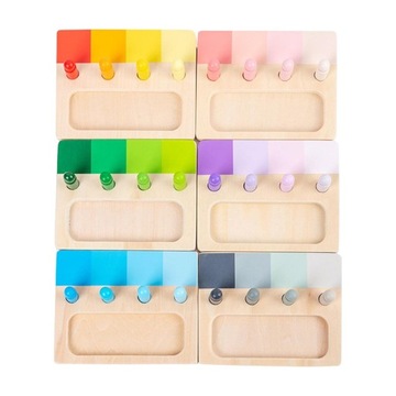 6x Montessori Color Matching Toy, Early Learning Toys, Sensorial