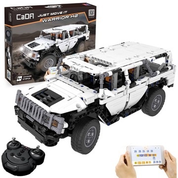 Klocki CaDA Zdalnie Sterowany Hummer CaDA Warrior H2 C51044W