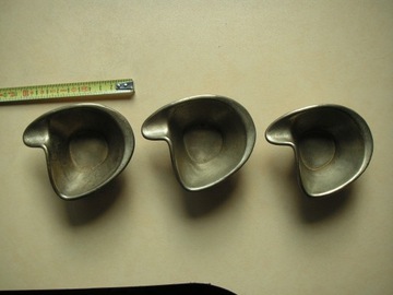 SECESJA - popielniczka na cygara mosiężna duża.