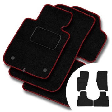 Velurové koberce Streak pro Jeep Cherokee III (kj) 2001-2007