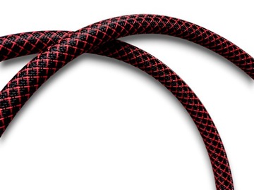 Peszel oplot na kabel 10-18mm czarno-czerwony