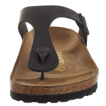 Buty na Lato Wygodne Klapki Japonki Birkenstock Gizeh 043691 Czarne