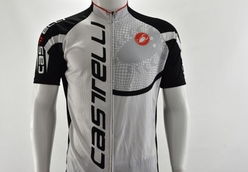 CASTELLI ITALIA KOSZULKA ROWEROWA MĘSKA logo roz.XL