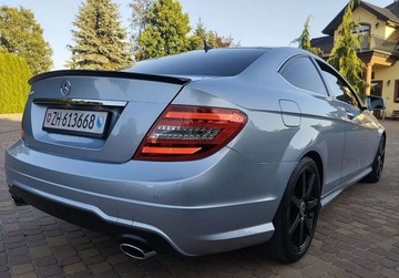 Mercedes Klasa C W204 Coupe 350 BlueEFFICIENCY 306KM 2013 Mercedes-Benz Klasa C AMG-Pakiet V6 3.5B 306Ps Panorama Bixenon Ledy Navi, zdjęcie 12