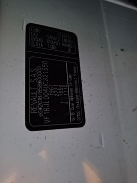 RENAULT ARKANA OVQXB TYŁ PAS PODŁOGA WANNA ĆWIARTKA ZDERZAK KLAPA LAMPA