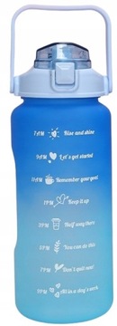 БУТЫЛКА ДЛЯ ВОДЫ С МОТИВАЦИЕЙ, 2 Л.