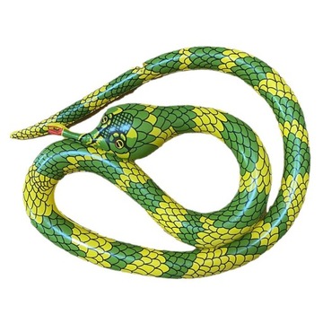 Nadmuchiwana zabawka wąż straszny wąż sztuczki zabawki rekwizyty zabawkowe impreza żółta