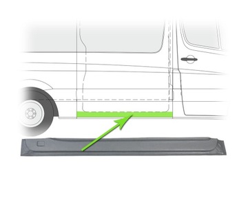 SPRINTER W906 CRAFTER REPERATURKA DRZWI PRZESUW