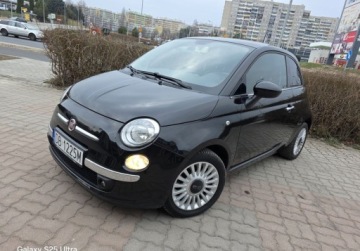 Fiat 500 II Seria 1 0.9 SGE S&amp;S 85KM 2012 Fiat 500 109 Tkm - Klimatronik - Panorama - Zarejestrowany Benzyna 85KM